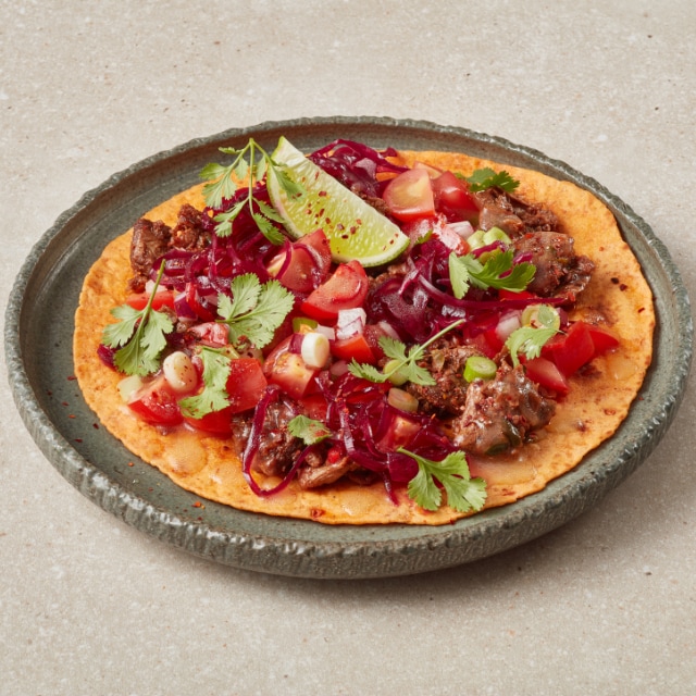 Mexicaanse wrap met gekruide runderstuckjes